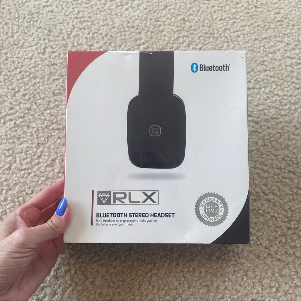 RLX Bluetooth Stereo Headset in Black / Red NIB